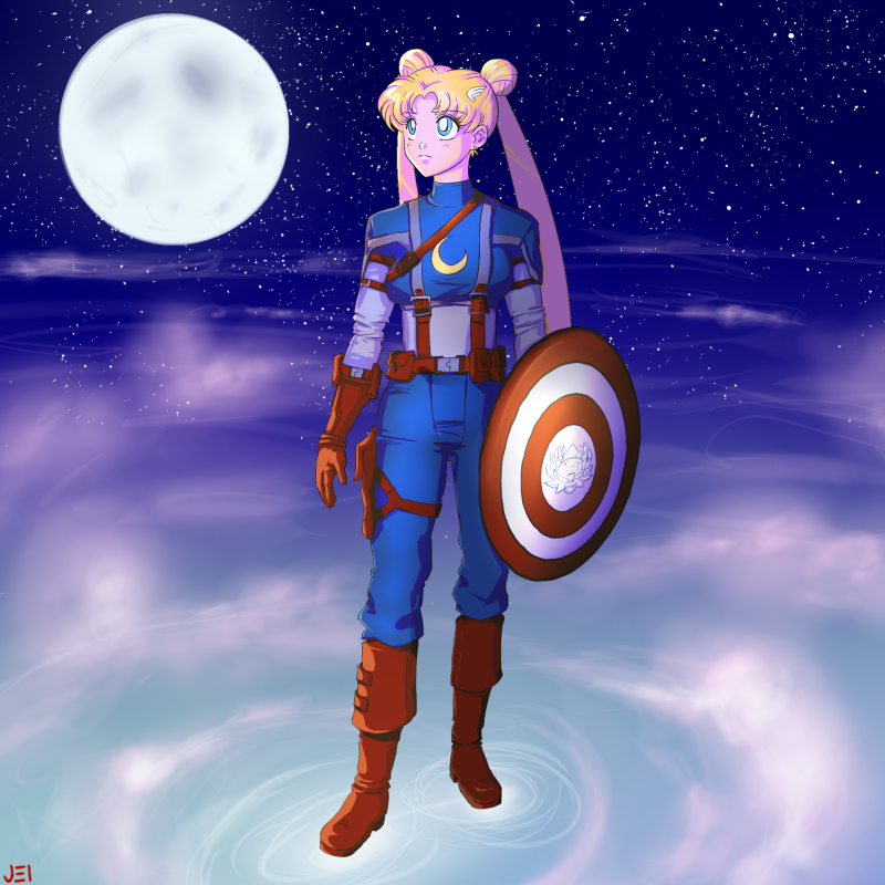Illustration for article titled Somehow, Sailor Moon Characters As The Avengers Works